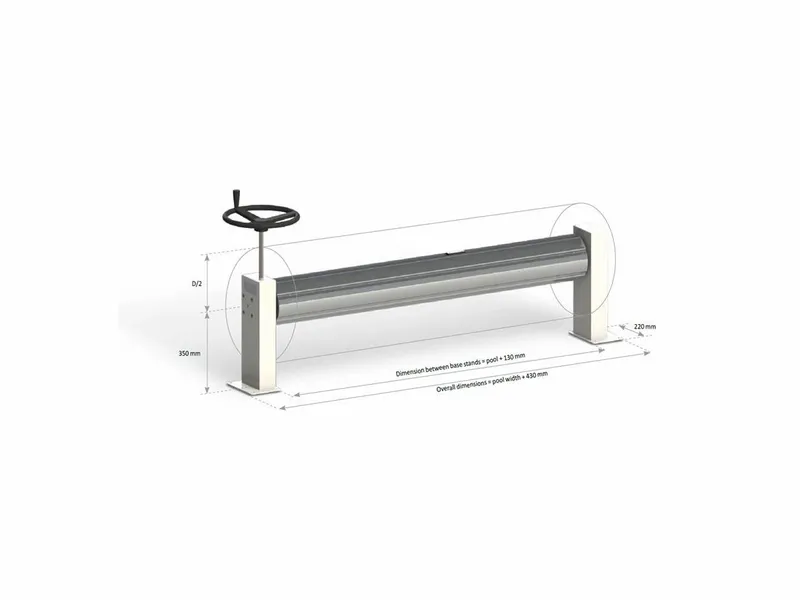 Manu Handmatig Oprolsysteem - Tot 4 Meter - Wit 2 Manu Handmatig Oprolsysteem - Tot 4 Meter - Wit - Afbeelding 2