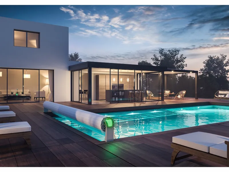 Open Aero Automatisch Oprolsysteem - Tot 4,5 Meter - Grijs 2 Open Aero Automatisch Oprolsysteem - Tot 4,5 Meter - Grijs - Afbeelding 2