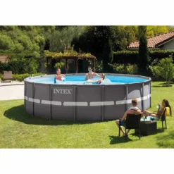 Intex Ultra Frame XTR Pool - 549 X 132 Cm - Met Zandfilterpomp En Accessoires -KOKIDO Winkel 26332 in use 1