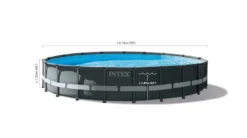 Intex Ultra Frame XTR Pool - 610 X 122 Cm - Met Zandfilterpomp En Accessoires -KOKIDO Winkel 26334gn zwembadformaat