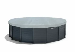 Intex Graphite Panel Pool - 478 X 124 Cm - Met Zandfilterpomp En Accessoires -KOKIDO Winkel 26384gn afdekzeil 1