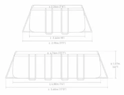 Intex Oval Prism Frame Pool - 610 X 305 X 122 Cm - Met Filterpomp En Accessoires 15 Intex Oval Prism Frame Pool - 610 X 305 X 122 Cm - Met Filterpomp En Accessoires -KOKIDO Winkel 26792gn zwembadformaat