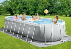 Intex Oval Prism Frame Pool - 610 X 305 X 122 Cm - Met Filterpomp En Accessoires 11 Intex Oval Prism Frame Pool - 610 X 305 X 122 Cm - Met Filterpomp En Accessoires -KOKIDO Winkel 26798gn sfeerafbeelding zonder accessoires
