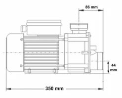 LX JA75 Spa Circulatiepomp 0,75 PK -KOKIDO Winkel 3584.2 1