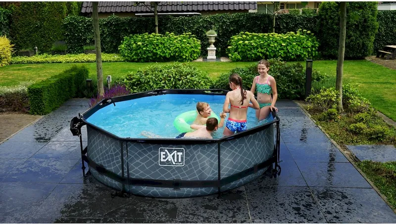 EXIT TOYS EXIT Wood Zwembad - 300 X 76 Cm - Met Filterpomp 5 EXIT TOYS EXIT Wood Zwembad - 300 X 76 Cm - Met Filterpomp - Afbeelding 5