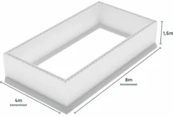 Polystyreen Zwembad Blokkenset - 8,00 X 4,00 X 1,50 M 7 Polystyreen Zwembad Blokkenset - 8,00 X 4,00 X 1,50 M -KOKIDO Winkel 800x400 zij size