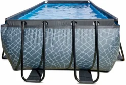EXIT TOYS EXIT Stone Zwembad - 540 X 250 X 122 Cm - Met Zandfilterpomp En Trap -KOKIDO Winkel 810 1200 exit 30 27 53 00 int 3
