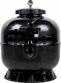 W'eau SPO-500 Polyester Side Mount Zandfilter 10m³ -KOKIDO Winkel 900 655 sidemount fullyblack 3 1