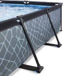 EXIT TOYS EXIT Stone Zwembad - 300 X 200 X 65 Cm - Met Filterpomp -KOKIDO Winkel 900 753 exit 30 00 32 00 int 3