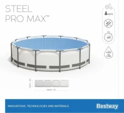 Bestway Steel Pro MAX Zwembad - 366 X 76 Cm - Met Filterpomp -KOKIDO Winkel bestway steel pro max zwembad 366 x 76 cm set 12
