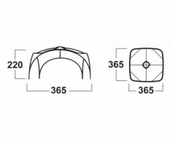 Husky Broof L Partytent 11 Husky Broof L Partytent -KOKIDO Winkel broofl afmetingen