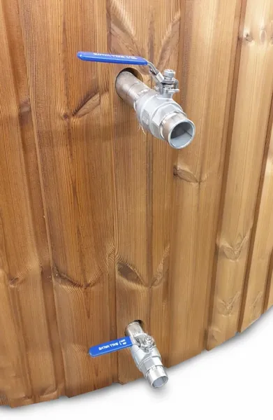 Houtgestookte Hottub Met Filteraansluiting - 4-6 Personen - Grijs 5 Houtgestookte Hottub Met Filteraansluiting - 4-6 Personen - Grijs - Afbeelding 5