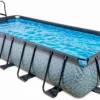 EXIT TOYS EXIT Stone Zwembad - 540 X 250 X 100 Cm - Met Zandfilterpomp En Trap