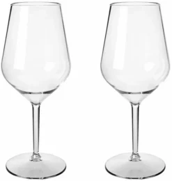 HappyGlass Lady Abigail Kunststof Wijnglas - 2 Stuks