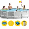 Intex Prism Frame Pool - 427 X 107 Cm - Met Filterpomp En Accessoires