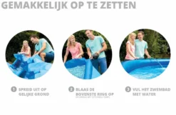 Intex Easy Set Pool - 457 X 122 Cm - Met Filterpomp En Accessoires -KOKIDO Winkel intexeasyset instructies 12