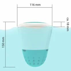 Ondilo ICO Smart Zwembadtester -KOKIDO Winkel poolthermometer unter abdeckung