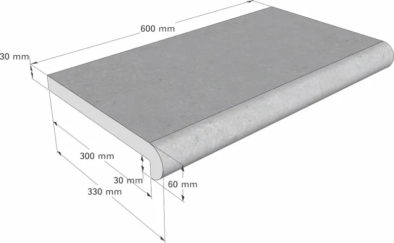 Scandi Roc Napoli Randtegel - Shadow Grey 3 Scandi Roc Napoli Randtegel - Shadow Grey - Afbeelding 3