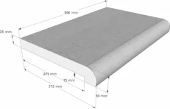Scandi Roc Nevada Randtegel - Grey -KOKIDO Winkel scandi roc nevada randtegel afmetingen 1