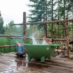 Weltevree Dutchtub Original Houtgestookte Hottub - 4 Personen - Grijs -KOKIDO Winkel weltevree green dutchtub original treehouse